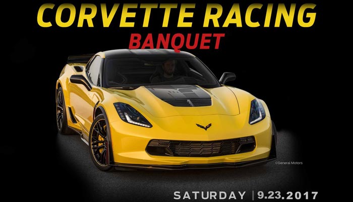Join the VIPs for the Annual Corvette Racing Banquet at Monterey