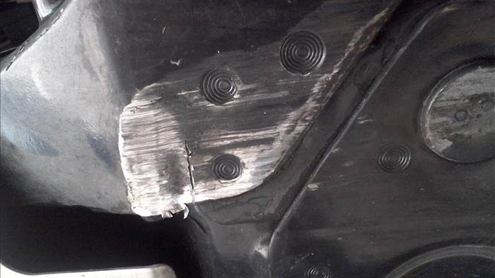 This Corvette Grand Sport Was Totaled After Debris Strike Causes Tiny Crack on the Frame