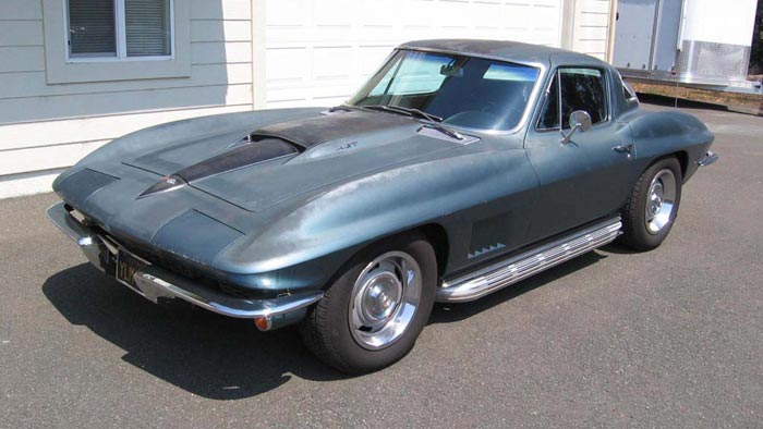 Side Yard Rescue: 1967 Corvette Big Block Coupe with Factory Air