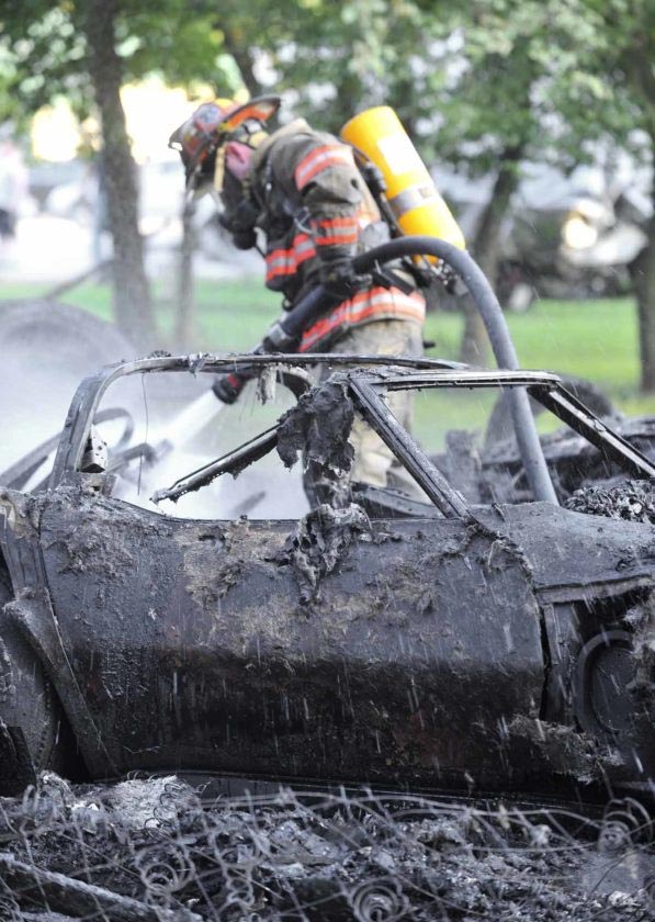 Two Corvettes Torched in Iowa Garage Fire