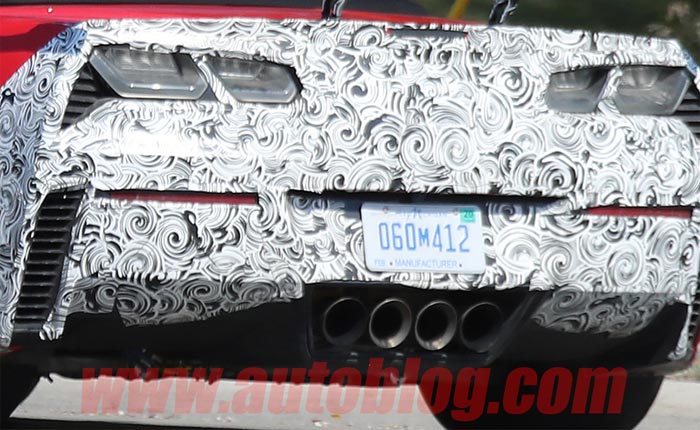 SPIED: 2018 Corvette ZR1 Convertible Spotted with Big Wing for the First Time