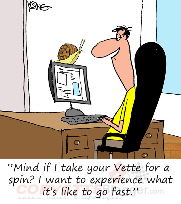 Saturday Morning Corvette Comic: Need for Speed Part 2
