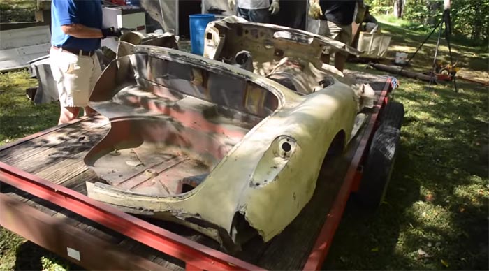 [VIDEO] Parts and Pieces of Two Early Corvettes Pulled from Multiple Barns