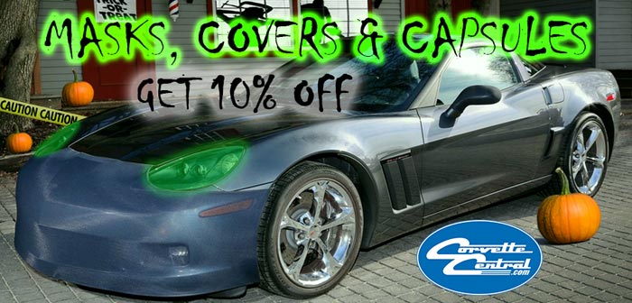 Save 10% on Corvette Masks, Covers and Capsules at Corvette Central