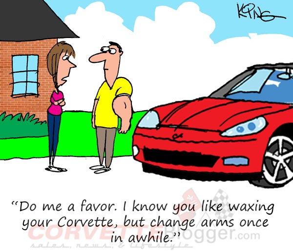 Saturday Morning Corvette Comic: How Corvette Owners Work Out