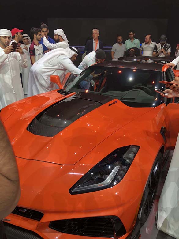 More from the 2019 Corvette ZR1 Reveal in Dubai