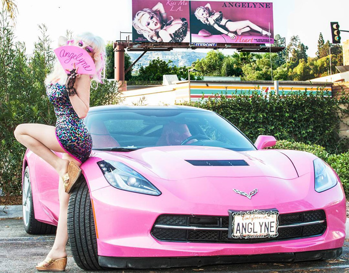 [PICS] Real Deal? Angelyne's Pink C8 Corvette Breaks Cover