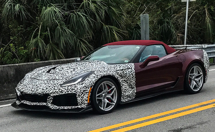 [SPIED] 2019 Corvette ZR1 Convertible Spotted Testing in South Florida