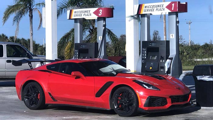 Two 2019 Corvette ZR1s Running South Florida's Alligator Alley