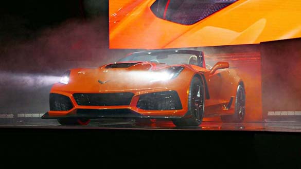 Reveal of the 2019 Corvette ZR1 Convertible from Los Angeles