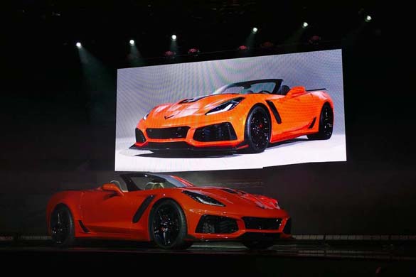 Reveal of the 2019 Corvette ZR1 Convertible from Los Angeles