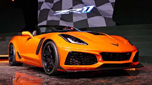 Reveal of the 2019 Corvette ZR1 Convertible from Los Angeles