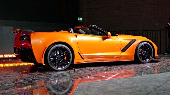 Reveal of the 2019 Corvette ZR1 Convertible from Los Angeles