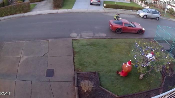 [VIDEO] A Package Stealing Porch Pirate in Vancouver Drives a Red Corvette