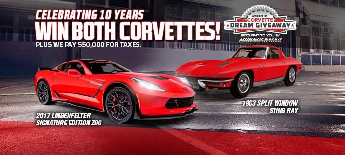 Get Your Tickets for the 2017 Corvette Dream Giveaway
