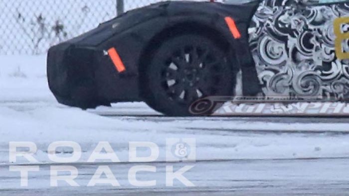 [SPIED] Mid Engine C8 Corvette with C7 ZR1s Undergoing Cold Weather Testing
