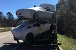 [ACCIDENT] Brand New 2017 Corvettes Damaged in Alabama Transporter Crash