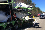 [ACCIDENT] Brand New 2017 Corvettes Damaged in Alabama Transporter Crash