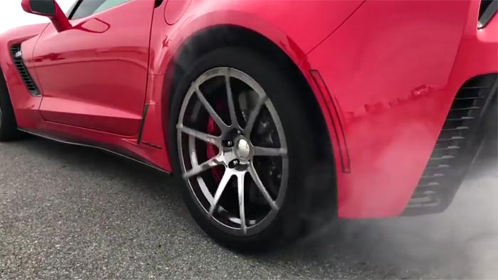 [VIDEO] Callaway SC757 Corvette Z06 AeroWagen Burns Rubber in Super Slow-Mo