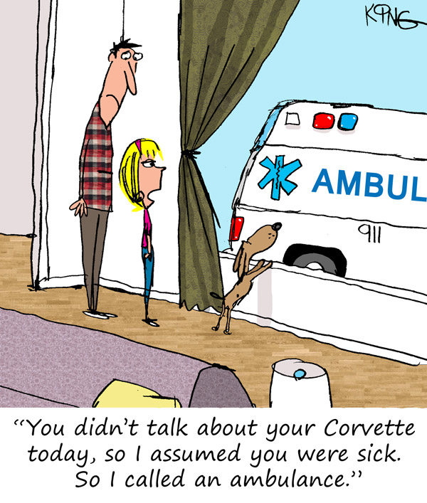 Saturday Morning Corvette Comic: Are You Feeling Okay?