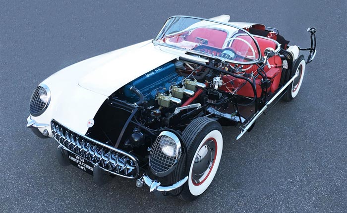 Kevin Mackay's Drivable Cutaway 1953 Corvette Chassis #003 to be Shown at Amelia Island
