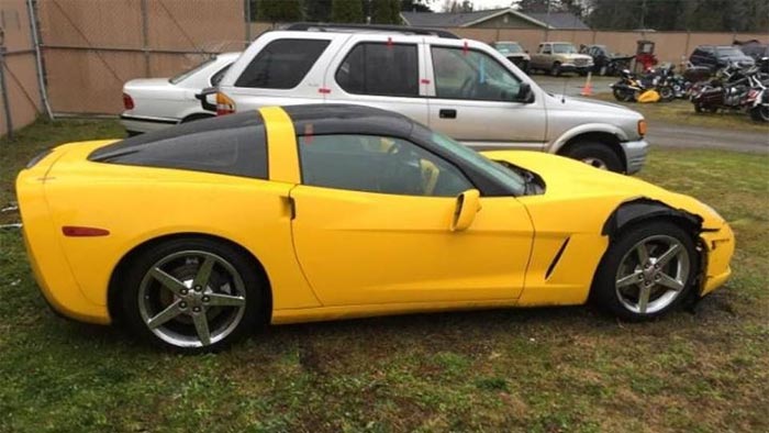 Police Searching for Driver of a Yellow Corvette After Hit and Run Crash with Motorcyclist