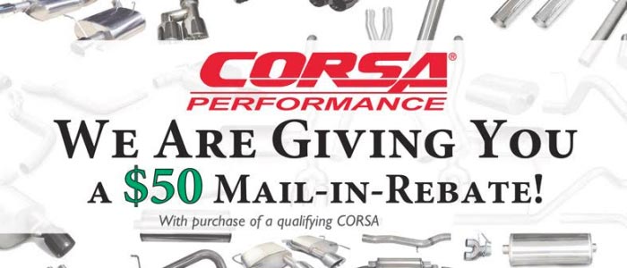 Zip Corvette Parts Offering $50 Rebate on CORSA Exhaust Systems