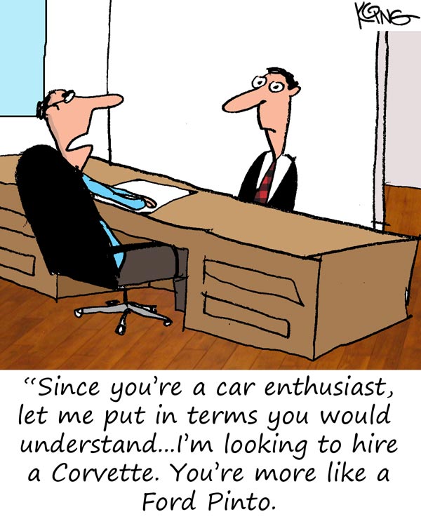 Saturday Morning Corvette Comic: It's All About Perspective