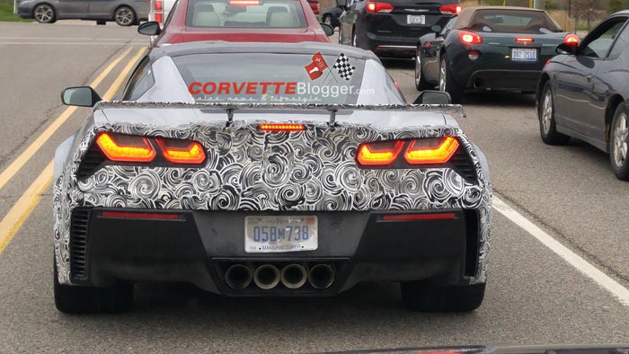 [SPIED] 2018 Corvette ZR1 Prototype with Active Aero in Detroit?
