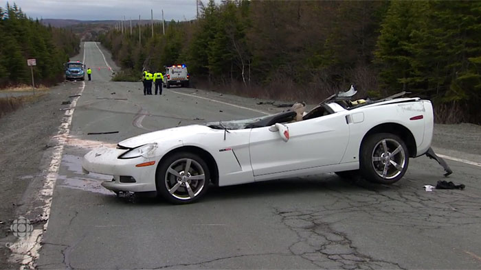 [ACCIDENT] Horrible C6 Corvette Crash in Canada Results in Fatality