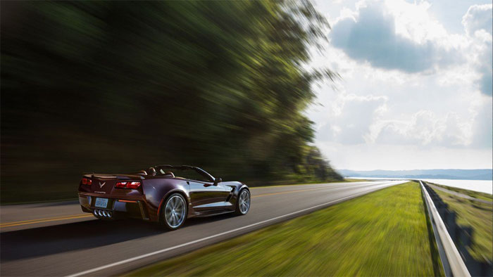 2018 Corvette in Black Rose Metallic