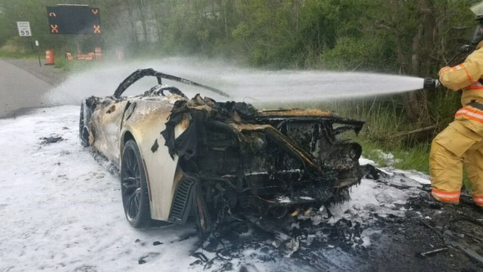 [ACCIDENT] NY Man Shares Story of When His Corvette Z06 Caught Fire