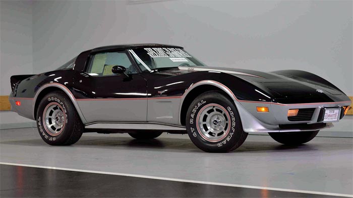 First and Last 1978 Corvette Indy 500 Pace Cars Bring Big Cash at Mecum's Indy Auction