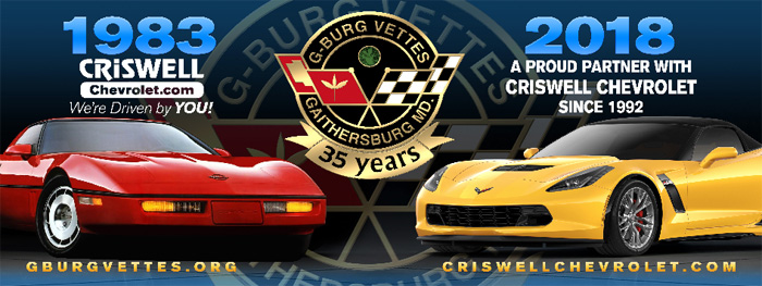G-Burg Vettes Corvette Club to Hold Annual Corvette Show at Criswell Chevrolet on June 9th
