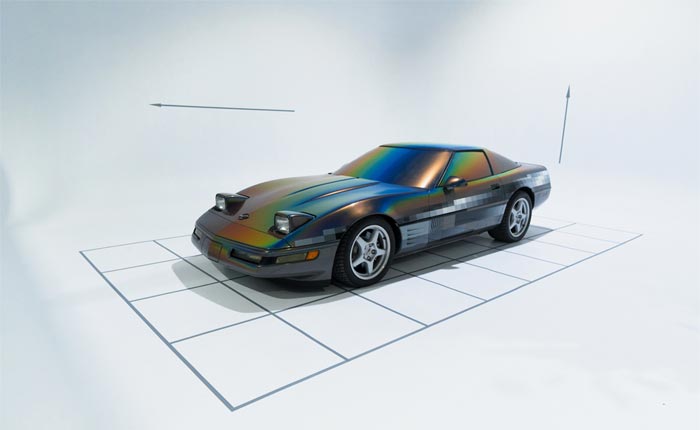 Artist Felipe Pantone Shares Custom Painted 'ULTRADYNAMIC' 1994 Corvette