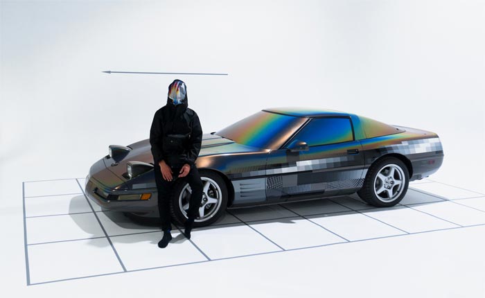 Artist Felipe Pantone Shares Custom Painted 'ULTRADYNAMIC' 1994 Corvette
