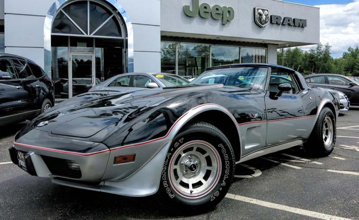 Corvettes for Sale: Never Registered 1978 Indy 500 Corvette Offered by Original Dealer