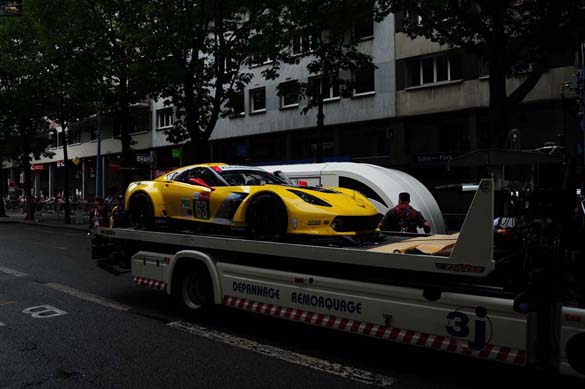 Corvette Racing at Le Mans: Scrutineering in the Town Square