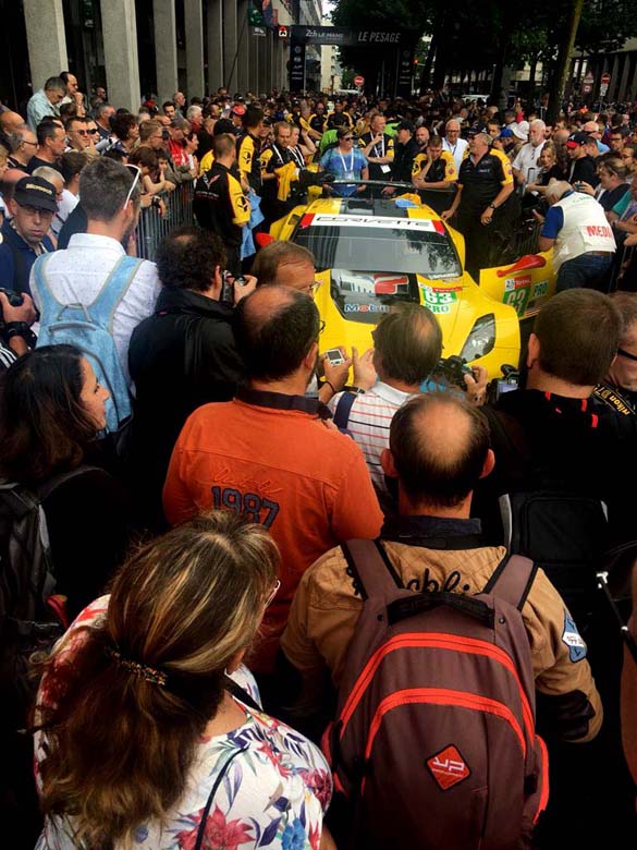Corvette Racing at Le Mans: Scrutineering in the Town Square