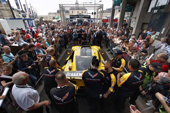 Corvette Racing at Le Mans: Scrutineering in the Town Square