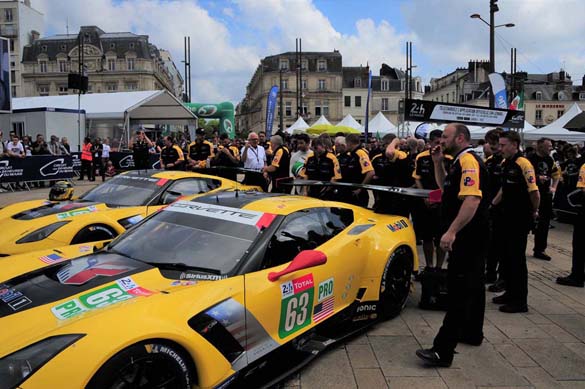 Corvette Racing at Le Mans: Scrutineering in the Town Square