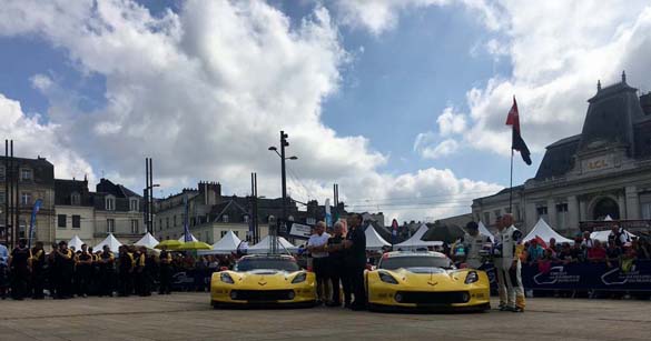 Corvette Racing at Le Mans: Scrutineering in the Town Square
