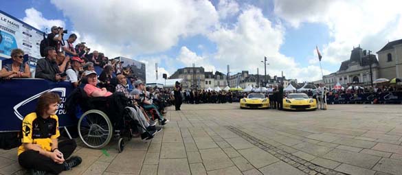 Corvette Racing at Le Mans: Scrutineering in the Town Square