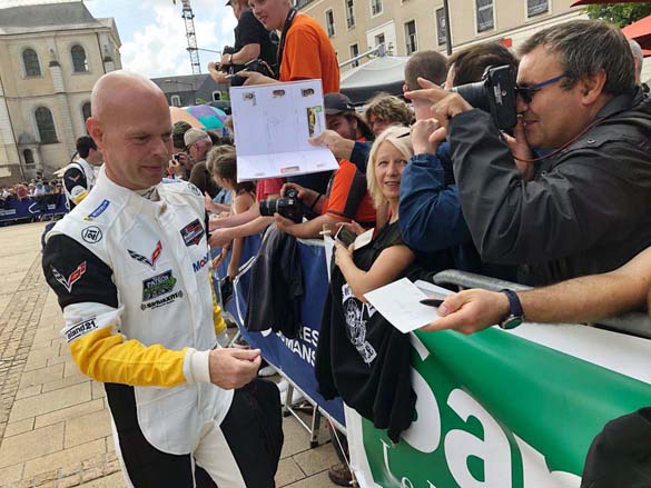 Corvette Racing at Le Mans: Scrutineering in the Town Square