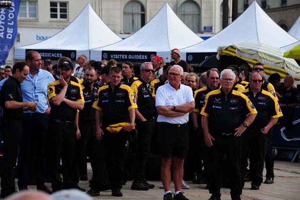 Corvette Racing at Le Mans: Scrutineering in the Town Square