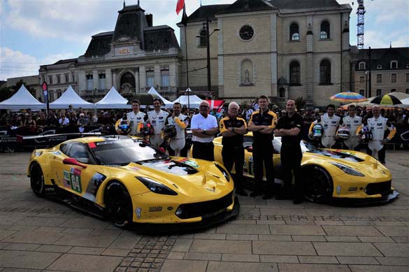 Corvette Racing at Le Mans: Scrutineering in the Town Square