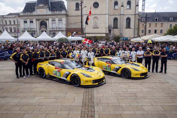 Corvette Racing at Le Mans: Scrutineering in the Town Square