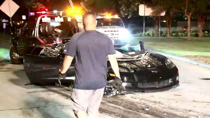 [ACCIDENT] C6 Corvette Crash in Houston Sends Two Men to Hospital