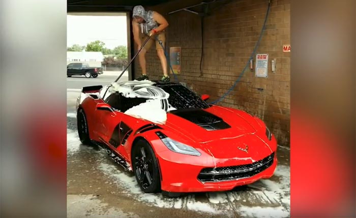 [VIDEO] How Do You Wash Your Corvette? I Bet It's Not Like This Guy!
