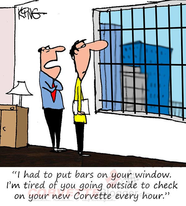 Saturday Morning Corvette Comic: Corvette Visitation Rights
